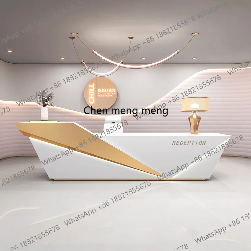 Customer Reception Counter Desk Office Beautician Commercial Home Bar Counter Clothing Store Modern Industrial Hotel Furniture
Customer Reception Counter Desk Office Beautician Commercial Home Bar Counter Clothing Store Modern Industrial Hotel Furniture
