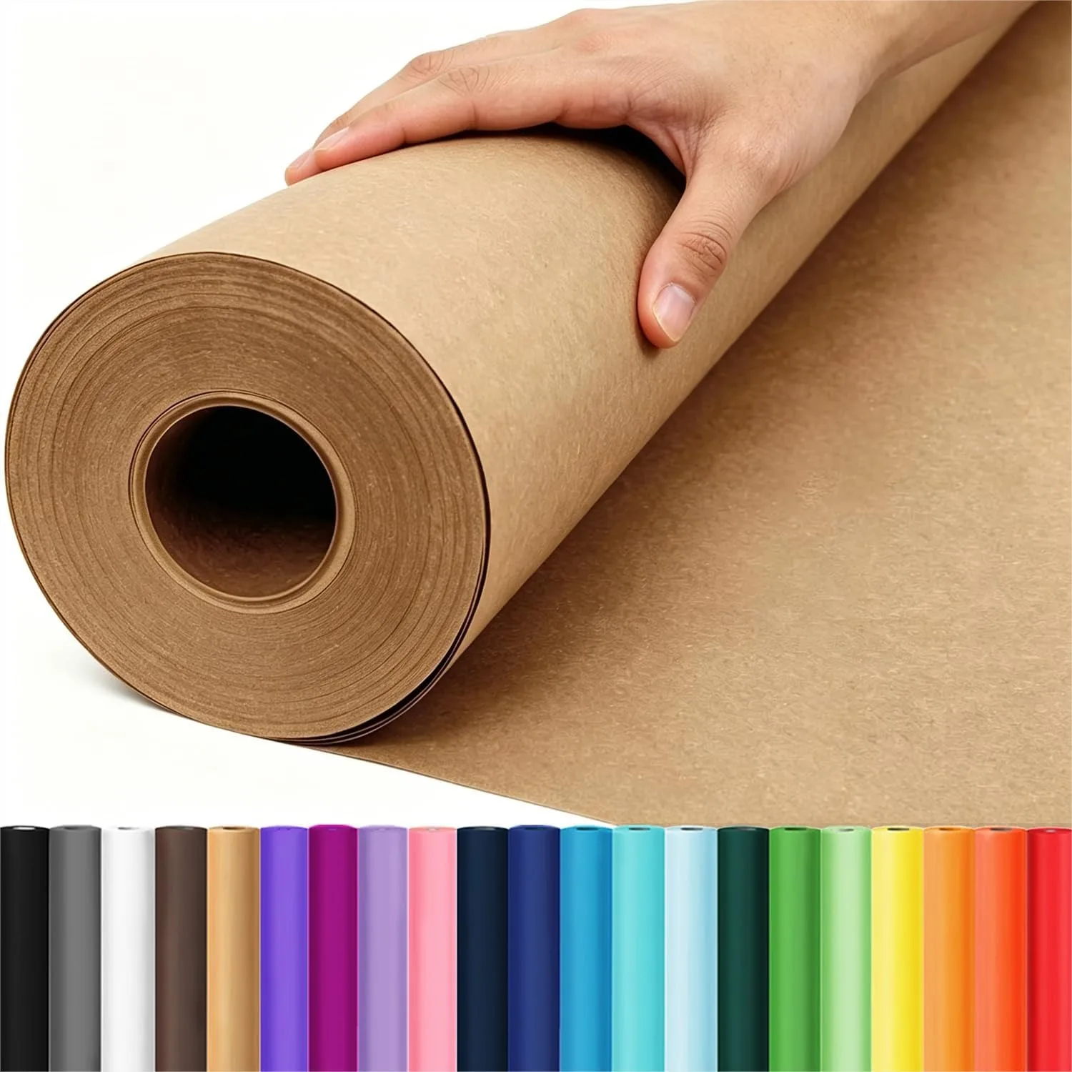 Kraft Paper Roll 36" x 200' for Gift Wrapping, Packing, Moving, and Art Projects
Kraft Paper Roll 36" x 200' for Gift Wrapping, Packing, Moving, and Art Projects