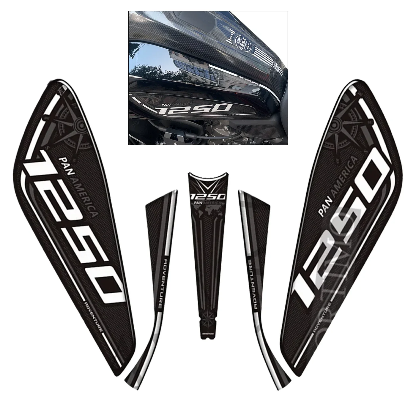 1250 Fit Harley Pan America 1250 Sticker Kit Tank Pad Tankpad Protection Stickers Decals Adhesive 2020- 2022
1250 Fit Harley Pan America 1250 Sticker Kit Tank Pad Tankpad Protection Stickers Decals Adhesive 2020- 2022