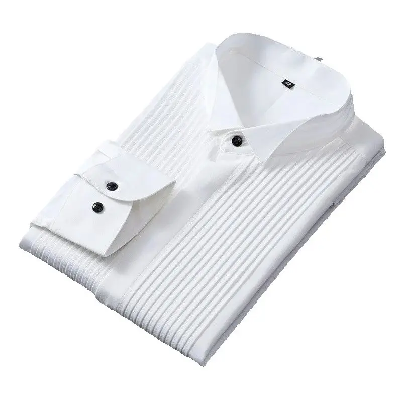 Men's Slim Fit Long Sleeve Dress Shirt, Formal Casual Button Down Shirt in Black White Pink for Business Wedding Party
Men's Slim Fit Long Sleeve Dress Shirt, Formal Casual Button Down Shirt in Black White Pink for Business Wedding Party