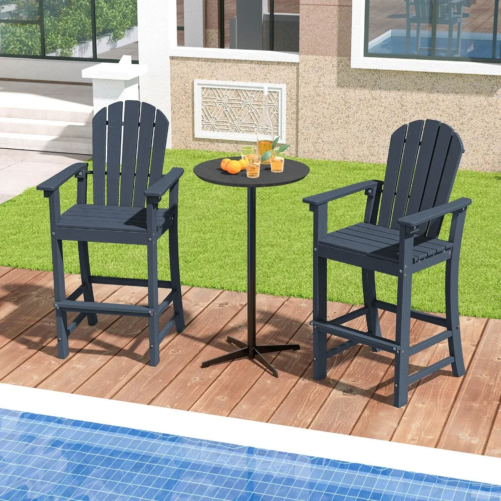 2PCS Outdoor HDPE Bar Height Stool Patio Tall Chair Armrest Footrest All Weather
2PCS Outdoor HDPE Bar Height Stool Patio Tall Chair Armrest Footrest All Weather