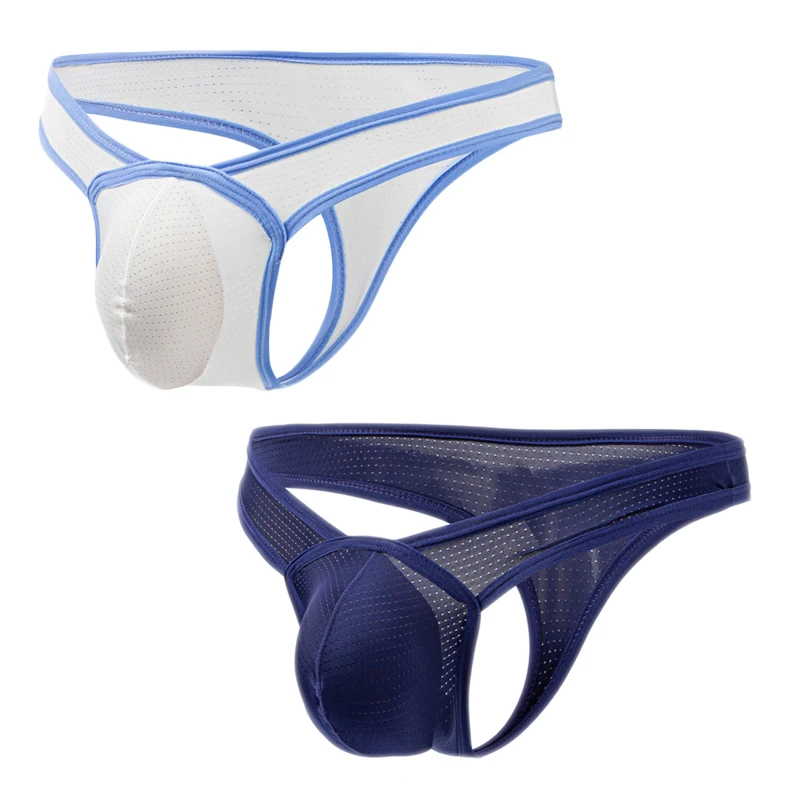 2PCS Sexy Men Thongs Summer Underwear U Convex Breathable G-String Bikini Low Waist Underpants T-Back Sissy Panties for Men
2PCS Sexy Men Thongs Summer Underwear U Convex Breathable G-String Bikini Low Waist Underpants T-Back Sissy Panties for Men