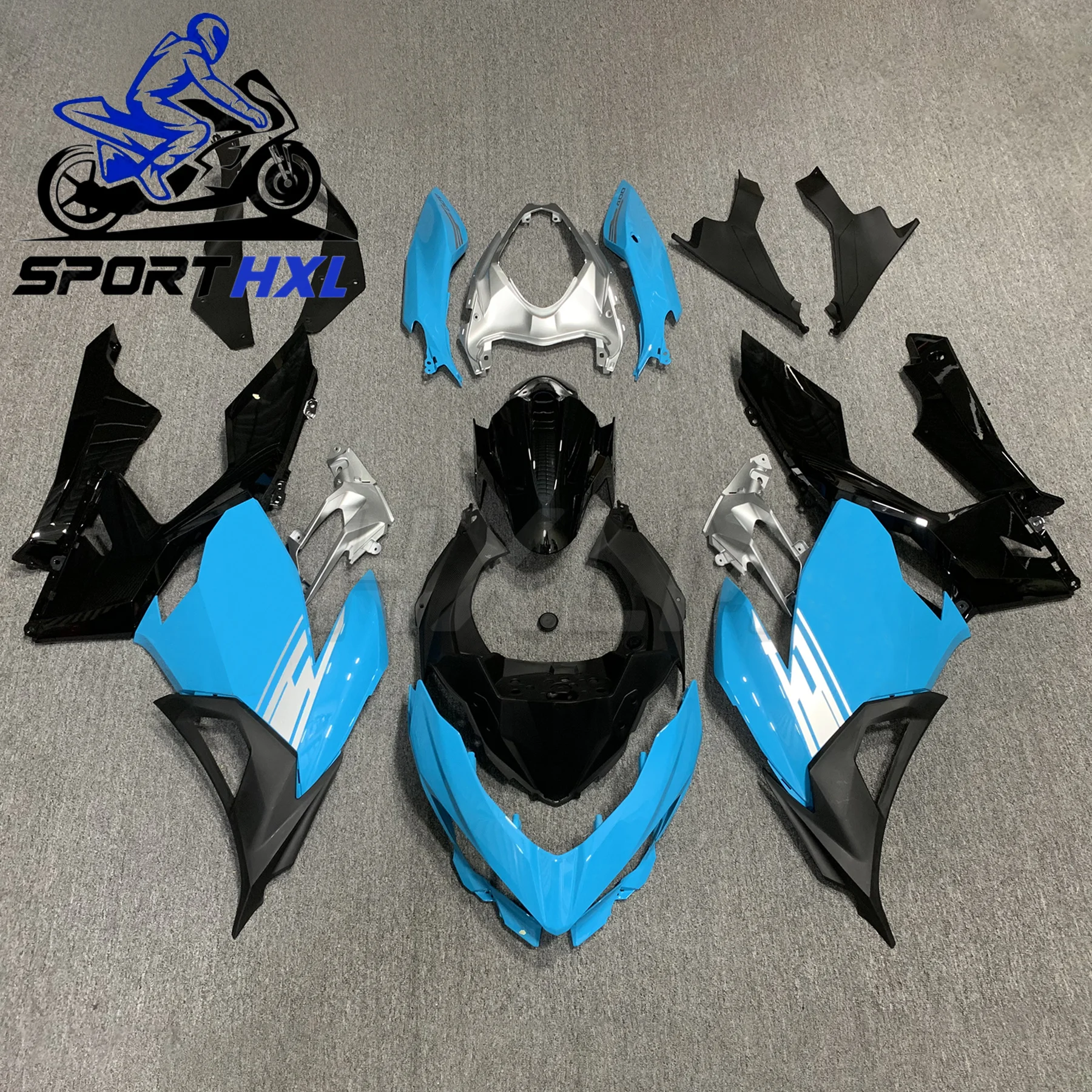 Fit for Kawasaki Ninja400 ZX400 2018-2021 2022-2023 Motorcycle Solid ABS Injection Bodywork fairing kit Fairing kit
Fit for Kawasaki Ninja400 ZX400 2018-2021 2022-2023 Motorcycle Solid ABS Injection Bodywork fairing kit Fairing kit
