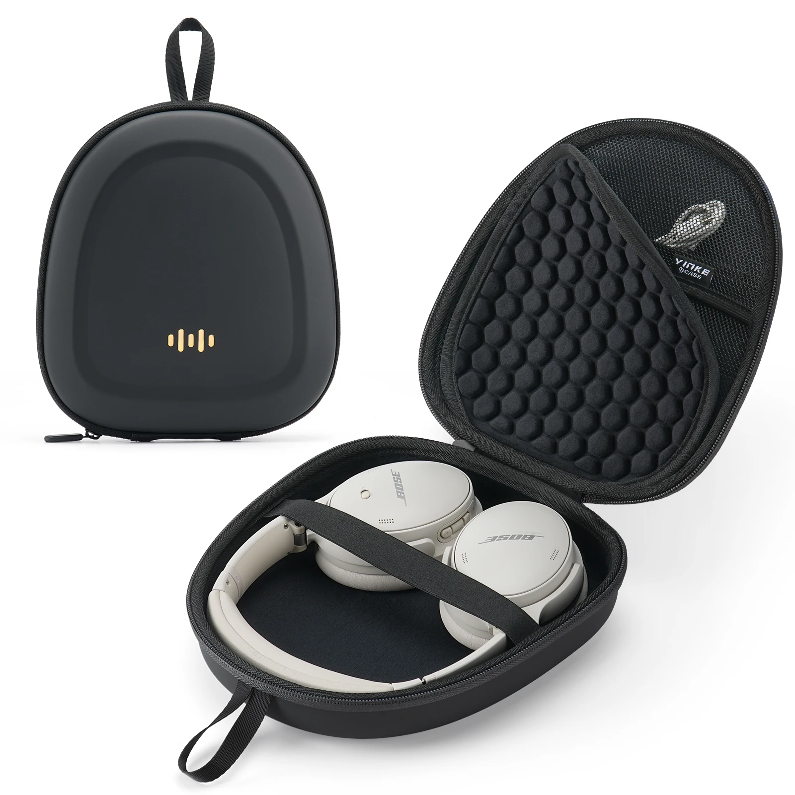 Headphone Case for JBL Tune 510BT/520BT/720BT/Bose/Soundcore Q20/Q30/Sony WH-CH720N, Shockproof Portable Bag with Multi Pocket
Headphone Case for JBL Tune 510BT/520BT/720BT/Bose/Soundcore Q20/Q30/Sony WH-CH720N, Shockproof Portable Bag with Multi Pocket