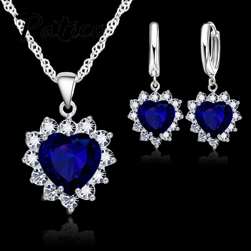 New Arrival 925 Sterling Silver Needle Cubic Zirconia Heart Pendant Necklace Earring Jewelry Sets For Women Wedding Gifts
New Arrival 925 Sterling Silver Needle Cubic Zirconia Heart Pendant Necklace Earring Jewelry Sets For Women Wedding Gifts