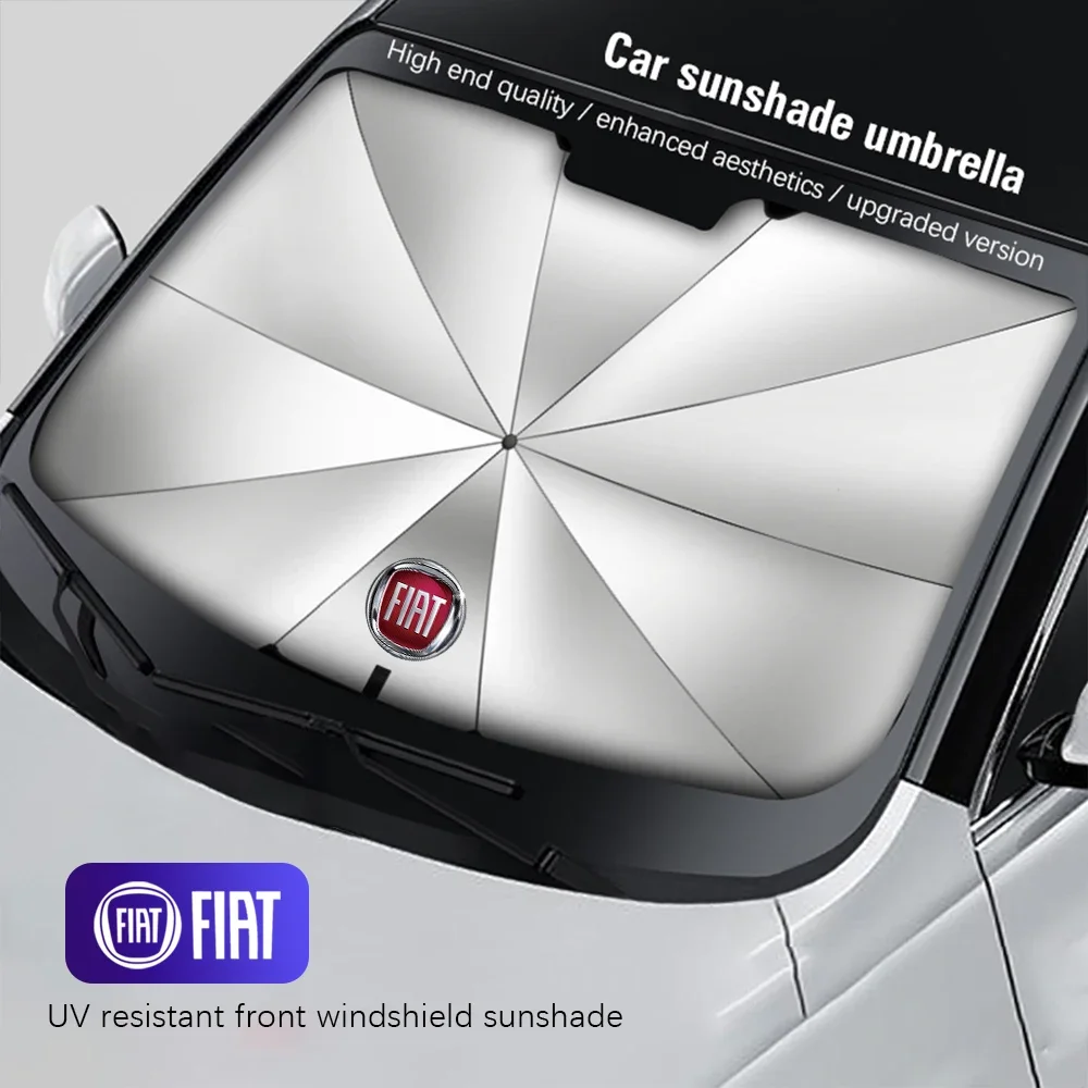 Car Umbrella Front Windshield Sunshade Sun Visor For Fiat 500 500e 500C Abarth Panda Grande Panda 600 600e 500X Valve Core
Car Umbrella Front Windshield Sunshade Sun Visor For Fiat 500 500e 500C Abarth Panda Grande Panda 600 600e 500X Valve Core