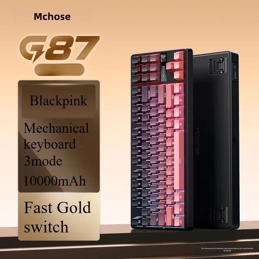 MCHOSE G87 Customized Mechanical Keyboard Gasket Structure Wireless Three Mode Esports Game Office Factory Prelubed Low Latency
MCHOSE G87 Customized Mechanical Keyboard Gasket Structure Wireless Three Mode Esports Game Office Factory Prelubed Low Latency