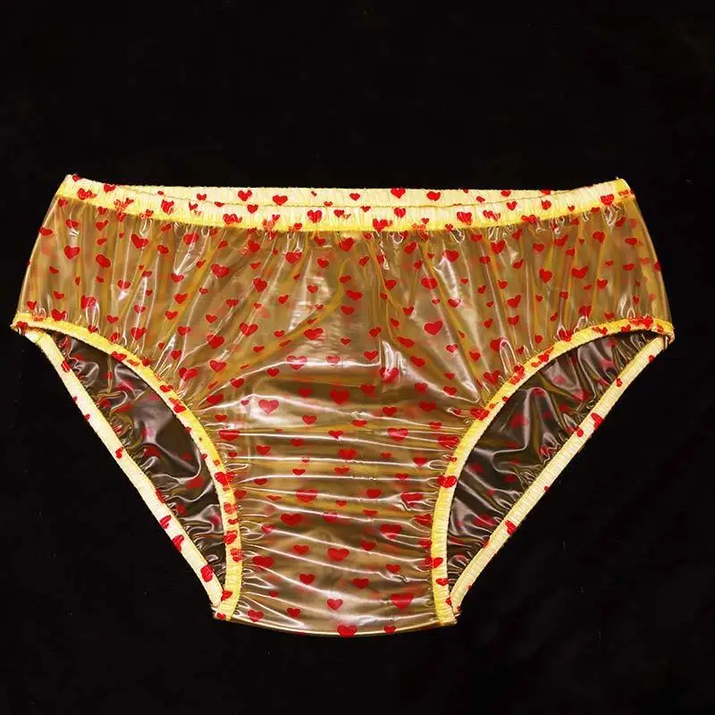 Прозрачное парное эротическое нижнее белье, мягкие глянцевые водонепроницаемые трусы из ПВХ с принтом сладкого сердца, мужские сексуальные пластиковые трусики, фетиш ABDL
Прозрачное парное эротическое нижнее белье, мягкие глянцевые водонепроницаемые трусы из ПВХ с принтом сладкого сердца, мужские сексуальные пластиковые трусики, фетиш ABDL