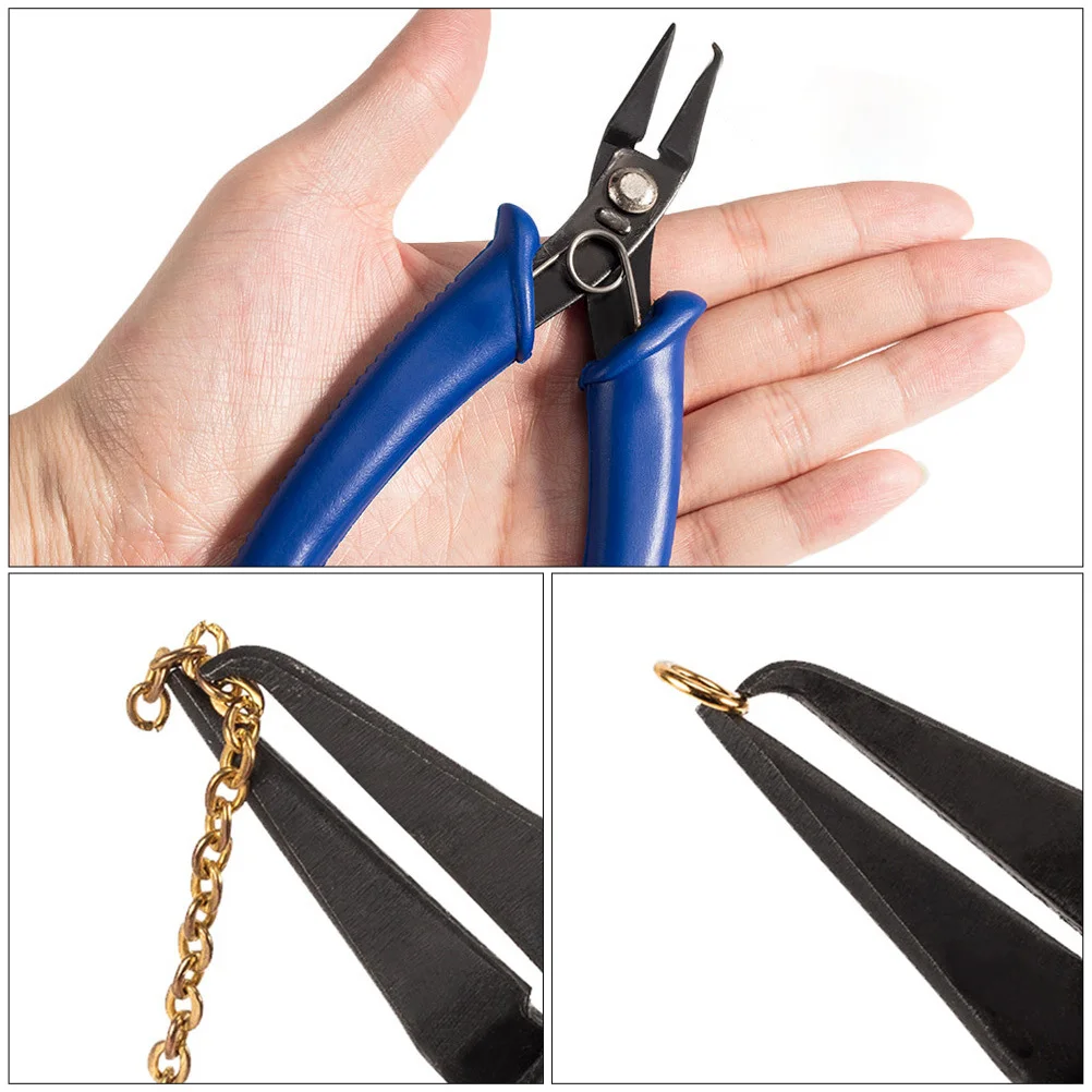 2Pcs Blue Jewelry Pliers Carbon Steel Small Handy Mini Pliers DIY Craft Clamp Beading Tool for Jewelry Arts DIY Accessories
2Pcs Blue Jewelry Pliers Carbon Steel Small Handy Mini Pliers DIY Craft Clamp Beading Tool for Jewelry Arts DIY Accessories