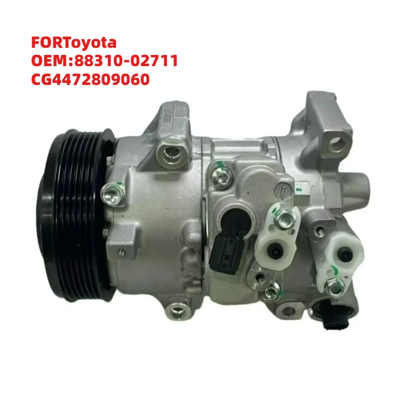 Super Reliable FORToyota OEM88310-02711 CG4472809060 12V Air Conditioning Compressor
Super Reliable FORToyota OEM88310-02711 CG4472809060 12V Air Conditioning Compressor