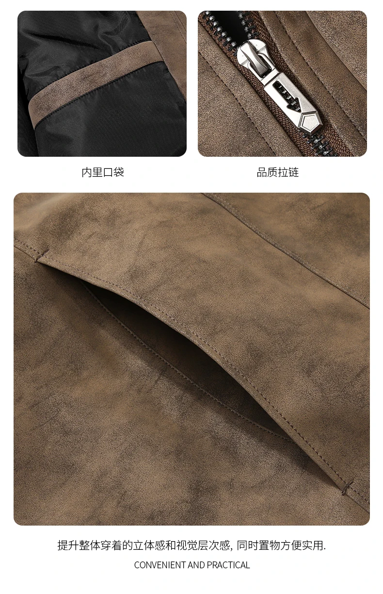 Big Size 8XL Suede Leather Jacket Men Cotton Padded Coat Motorcycle Male Oversize College Large Plus Winter Zipper Windbreaker 21 S1484ea45db584b0baafc6bc2834289d9e