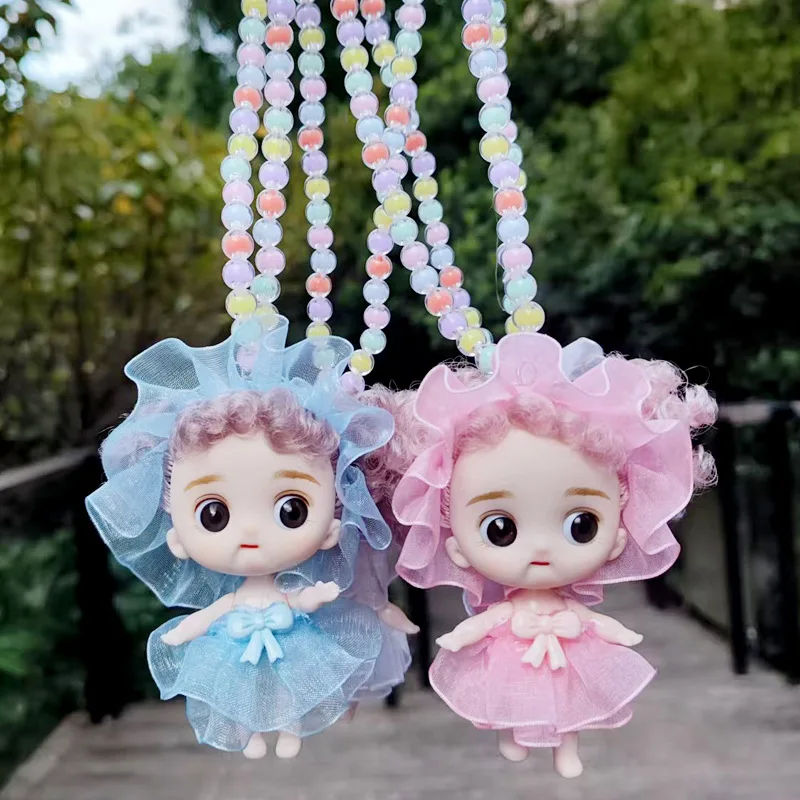 Cute Necklace Wedding Dress Girl Princess Doll Keychain Bag Decor Pendant Cartoon Princess Doll Necklace Kids Birthday Toy
Cute Necklace Wedding Dress Girl Princess Doll Keychain Bag Decor Pendant Cartoon Princess Doll Necklace Kids Birthday Toy