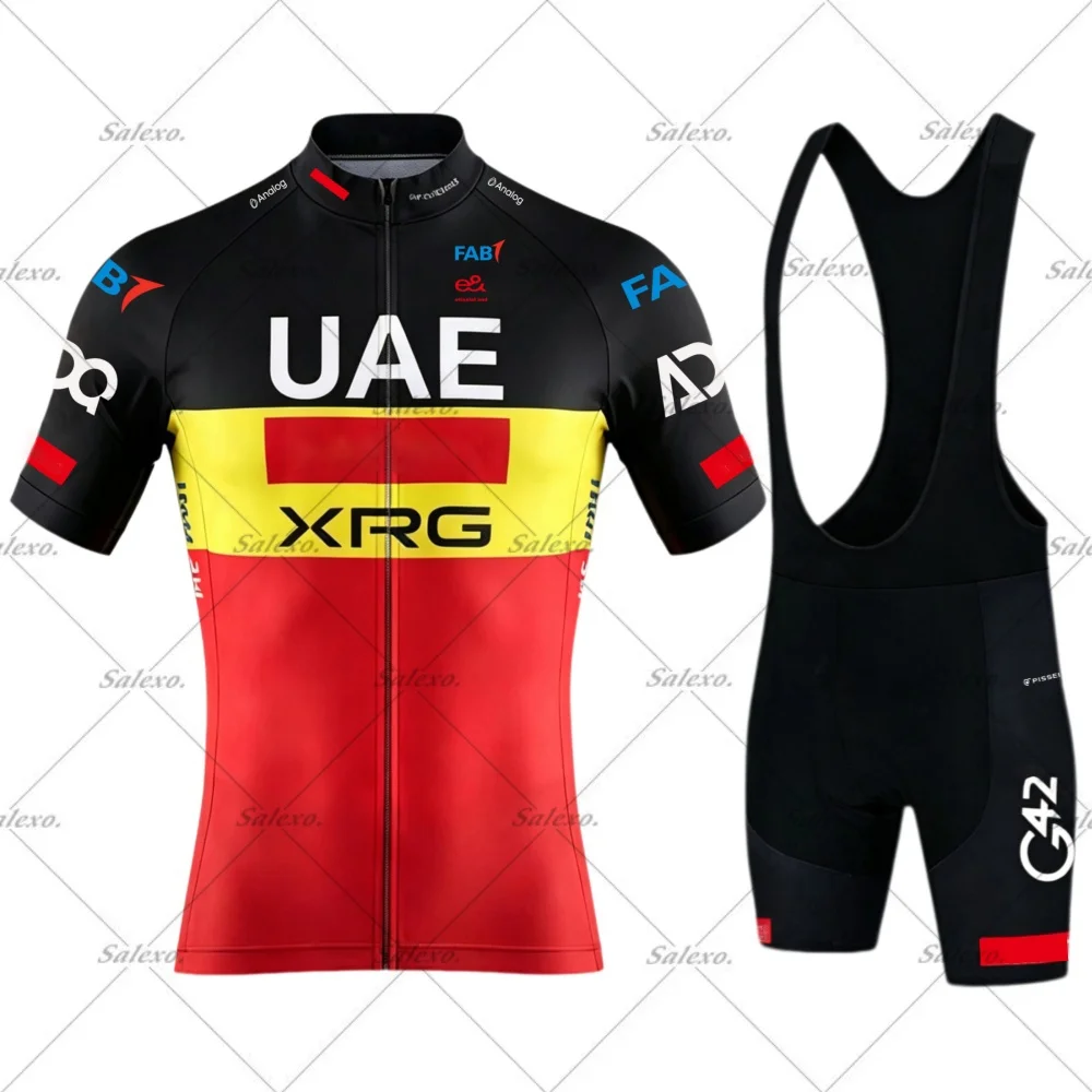 New 2026 UAE Team World-Champion Cycling Jersey Set Tadej Pogačar Cycling Clothing Men's Road Bike Shirt Suit Bicycle Bib Shorts
New 2026 UAE Team World-Champion Cycling Jersey Set Tadej Pogačar Cycling Clothing Men's Road Bike Shirt Suit Bicycle Bib Shorts