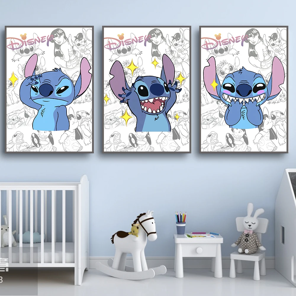 MINISO Disney Cartoon Cute Lilo & Stitch Poster Disney Canvas Painting Anime Wall Art Painting Kids Room Decor Wall Art
MINISO Disney Cartoon Cute Lilo & Stitch Poster Disney Canvas Painting Anime Wall Art Painting Kids Room Decor Wall Art