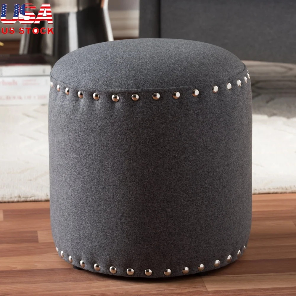 Modern Contemporary Dark Grey Fabric Upholstered Ottoman with Nail Trim Stylish Storage Furniture Living Room Bedroom Entryway
Modern Contemporary Dark Grey Fabric Upholstered Ottoman with Nail Trim Stylish Storage Furniture Living Room Bedroom Entryway