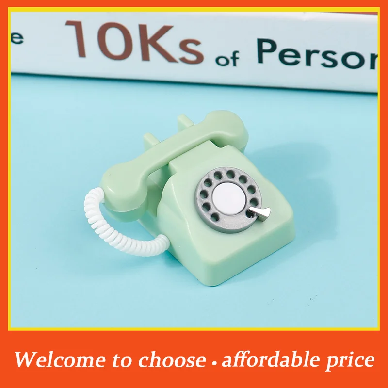 TR 1pc high quality 1:12 Doll house home furnishings model simulation mini phone
TR 1pc high quality 1:12 Doll house home furnishings model simulation mini phone