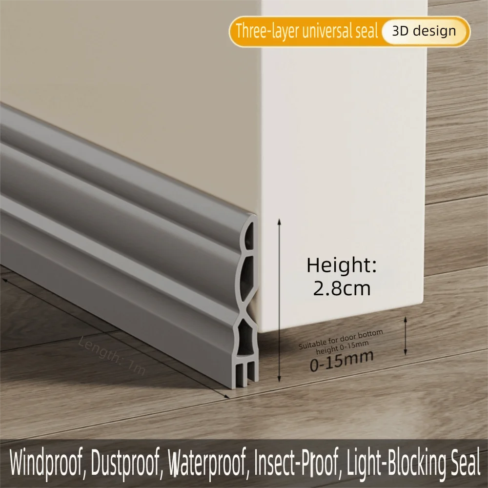 1M Door Bottom Sealing Strip Dustproof Flexible Under Door Draft Stopper Sealing Strip Sound Insulation Stopper
1M Door Bottom Sealing Strip Dustproof Flexible Under Door Draft Stopper Sealing Strip Sound Insulation Stopper