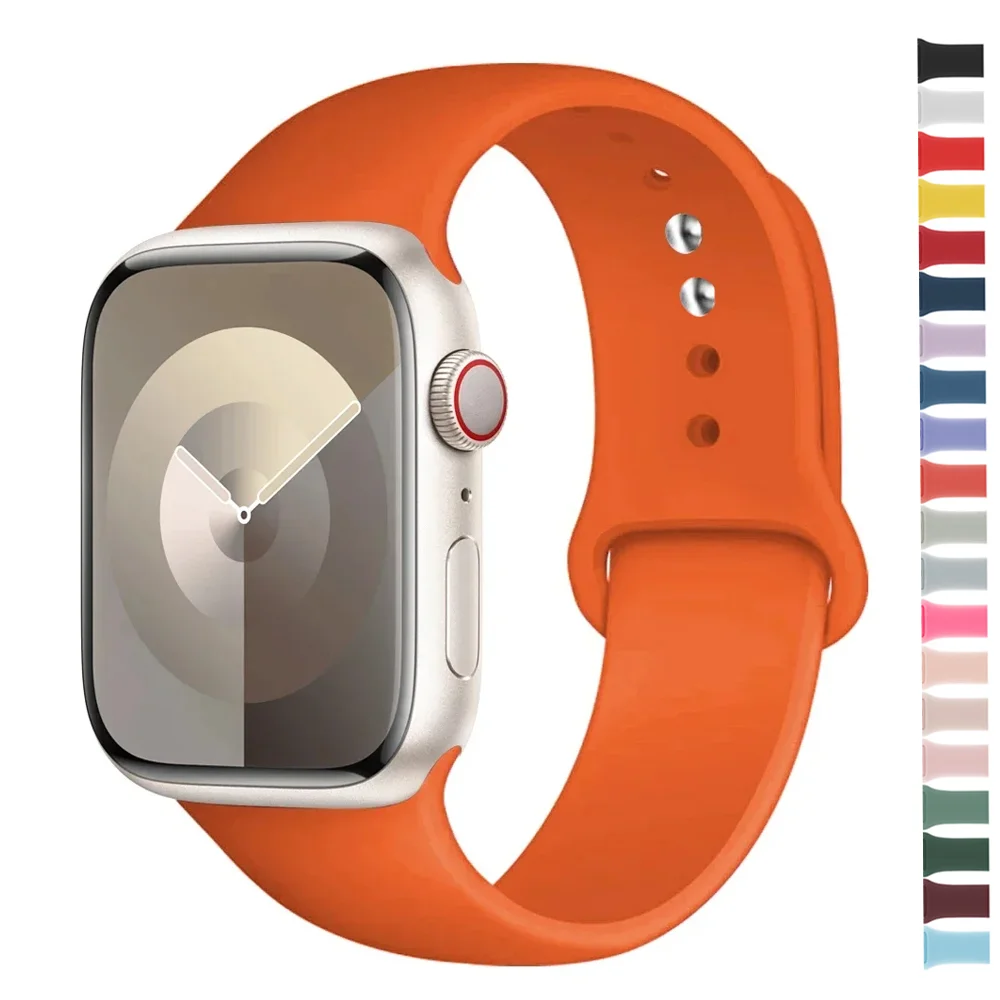 Ремешок силиконовый спортивный для apple watch Ultra, водонепроницаемый браслет для iwatch 6 5 4 SE, 49 мм series 9-8-7 41 мм 45 мм correa 44 мм 40 мм
Ремешок силиконовый спортивный для apple watch Ultra, водонепроницаемый браслет для iwatch 6 5 4 SE, 49 мм series 9-8-7 41 мм 45 мм correa 44 мм 40 мм