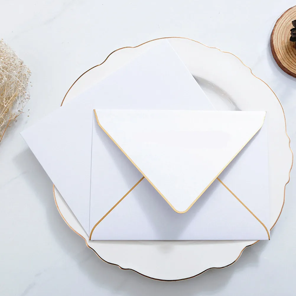 50Pcs Elegant Greeting Envelopes White Color and Stylish for Various Occasions Birthday Wedding Invitation Envelopes
50Pcs Elegant Greeting Envelopes White Color and Stylish for Various Occasions Birthday Wedding Invitation Envelopes