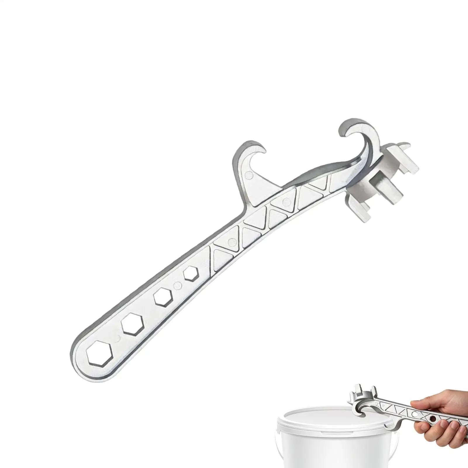 Bucket Opener Heavy Duty Multi-Functional Aluminum Tool Pickle Bucket Opener For Paint Oil Water Pickle Cattle Drums Barrels
Bucket Opener Heavy Duty Multi-Functional Aluminum Tool Pickle Bucket Opener For Paint Oil Water Pickle Cattle Drums Barrels