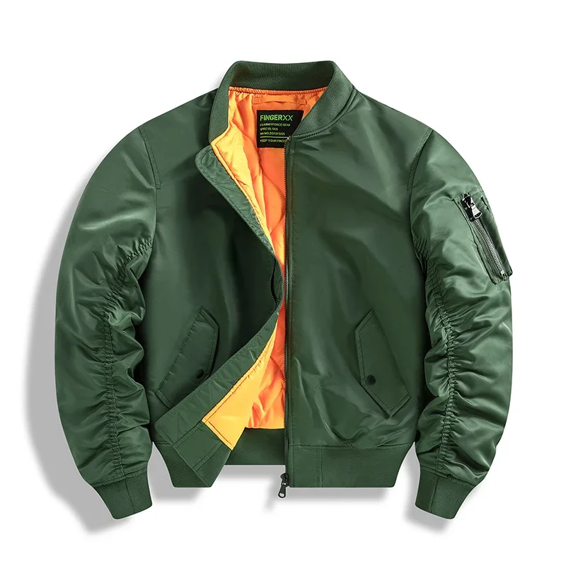 Pilot Parkas Jackets Winter Men Military Tactical Jacket Lightweight Thick Army MA-1 Flight Bomber Jackets Streetwear Coat Men
Pilot Parkas Jackets Winter Men Military Tactical Jacket Lightweight Thick Army MA-1 Flight Bomber Jackets Streetwear Coat Men