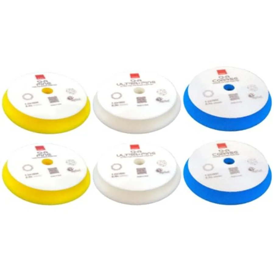 7-inch Orbital Foam Polishing Pads Bundle for Automotive Detailing - 2 Fine 2 Ultra Fine 2 Coarse Foam Pads in Multiple Colors
7-inch Orbital Foam Polishing Pads Bundle for Automotive Detailing - 2 Fine 2 Ultra Fine 2 Coarse Foam Pads in Multiple Colors