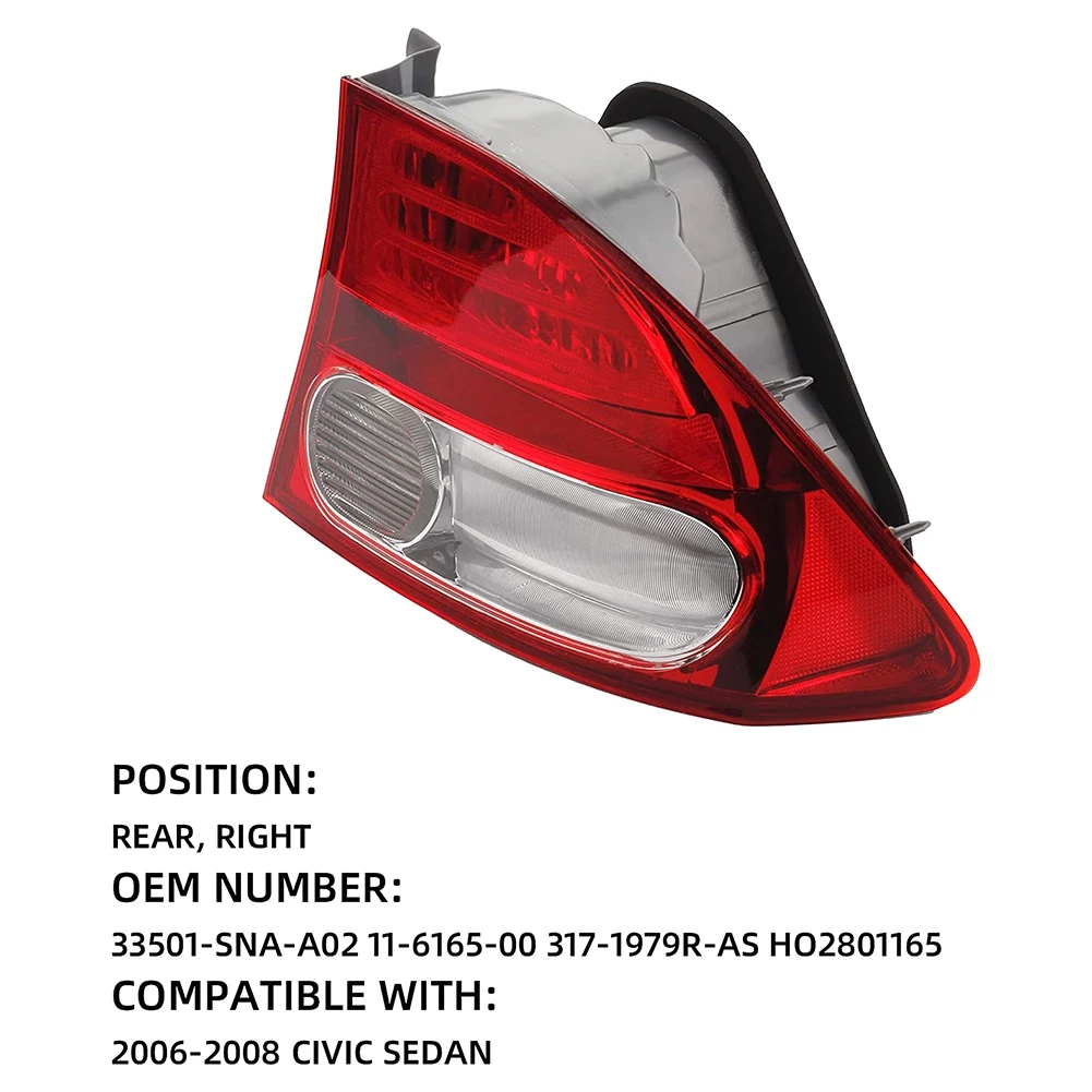 A96E-Car Rear Taillight Brake Light For Honda Civic 2009 2010 2011 33551SNAA51 HO2818138
A96E-Car Rear Taillight Brake Light For Honda Civic 2009 2010 2011 33551SNAA51 HO2818138