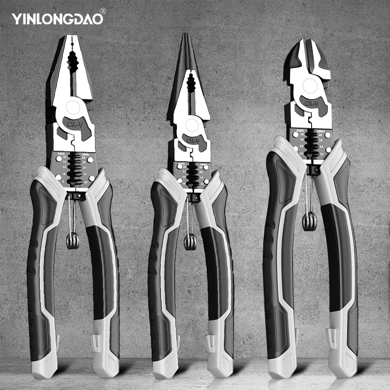 Universal Multifunctional Diagonal Pliers Hardware Tools Universal Wire Cutting Pliers Electrician's Wire Pliers
Universal Multifunctional Diagonal Pliers Hardware Tools Universal Wire Cutting Pliers Electrician's Wire Pliers