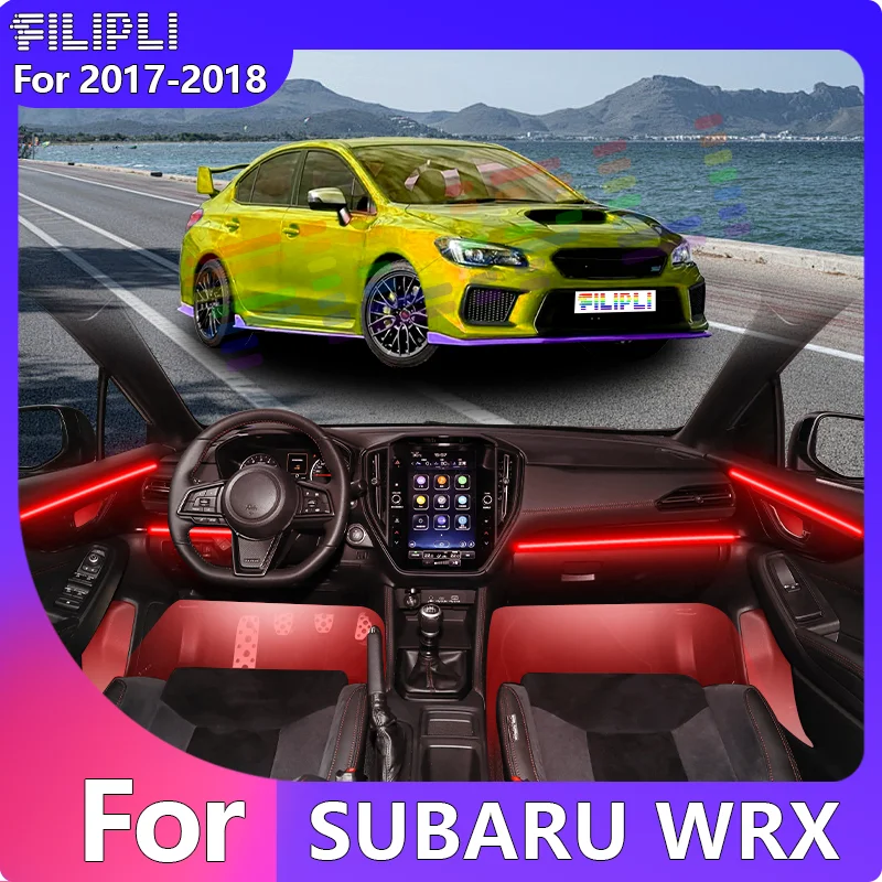 FILIPLI для SUBARU WRX для 2024, многоцветный RGB Bluetooth-управление, автомобильный светодиодный светильник для настроения, киберпанк, синхронизация музыки, автомобильный окружающий свет
FILIPLI для SUBARU WRX для 2024, многоцветный RGB Bluetooth-управление, автомобильный светодиодный светильник для настроения, киберпанк, синхронизация музыки, автомобильный окружающий свет