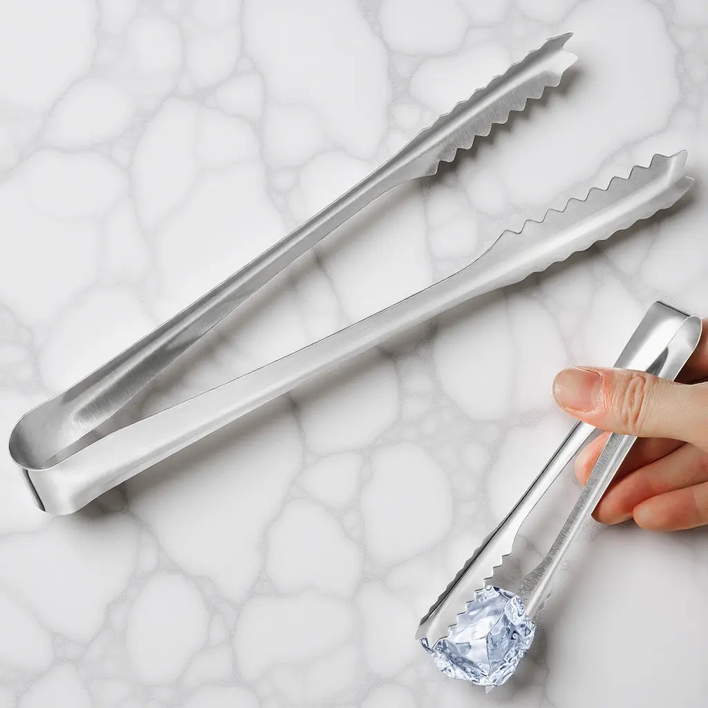 Heavy Duty Stainless Steel Ice Tongs U Shaped Design Textured Grip for Bar Restaurant Hotel Buffet Picnic Multifunctional
Heavy Duty Stainless Steel Ice Tongs U Shaped Design Textured Grip for Bar Restaurant Hotel Buffet Picnic Multifunctional