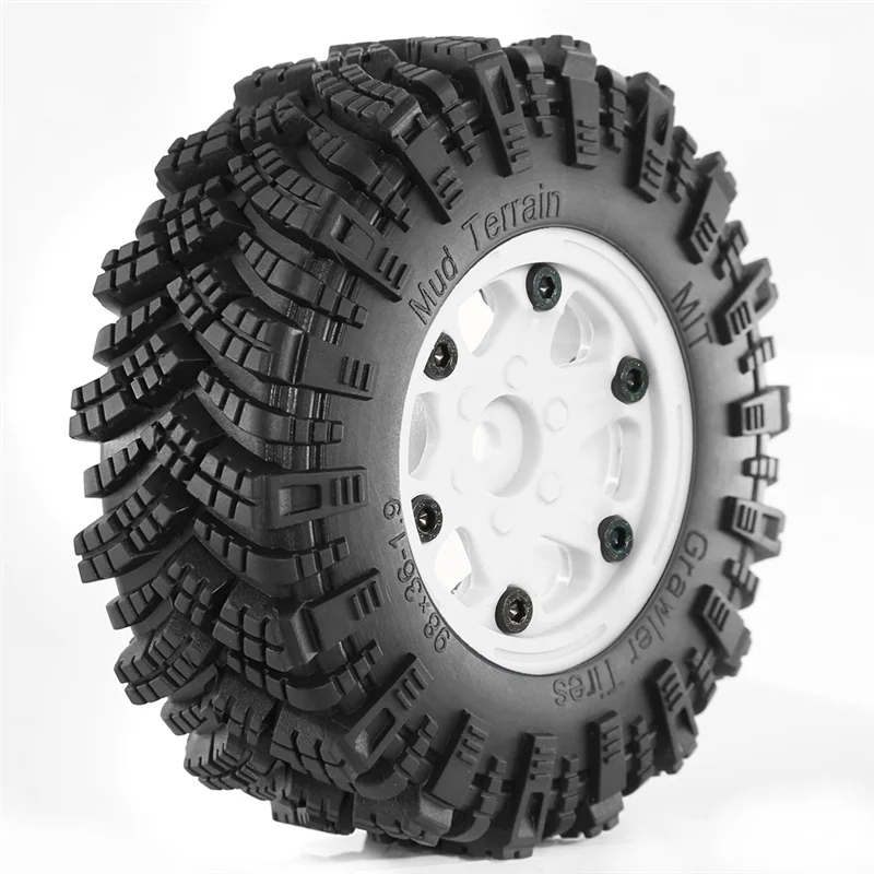 A49K-4Pcs 130Mm 2.2Inch Beadlock Wheel Rim Rubber Tire Set For 1/10 RC Crawler Car Axial SCX10 Wraith RR10 Capra RBX10 TRX4
A49K-4Pcs 130Mm 2.2Inch Beadlock Wheel Rim Rubber Tire Set For 1/10 RC Crawler Car Axial SCX10 Wraith RR10 Capra RBX10 TRX4