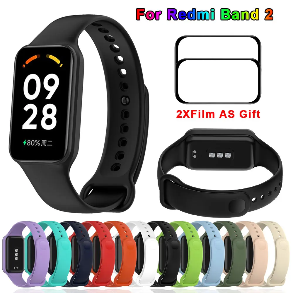 Силиконовый ремешок для наручных часов + пленка 3D HD для экрана Redmi Band 2, сменный ремешок для браслета Correa, защитная пленка для экрана Redmi Band2
Силиконовый ремешок для наручных часов + пленка 3D HD для экрана Redmi Band 2, сменный ремешок для браслета Correa, защитная пленка для экрана Redmi Band2