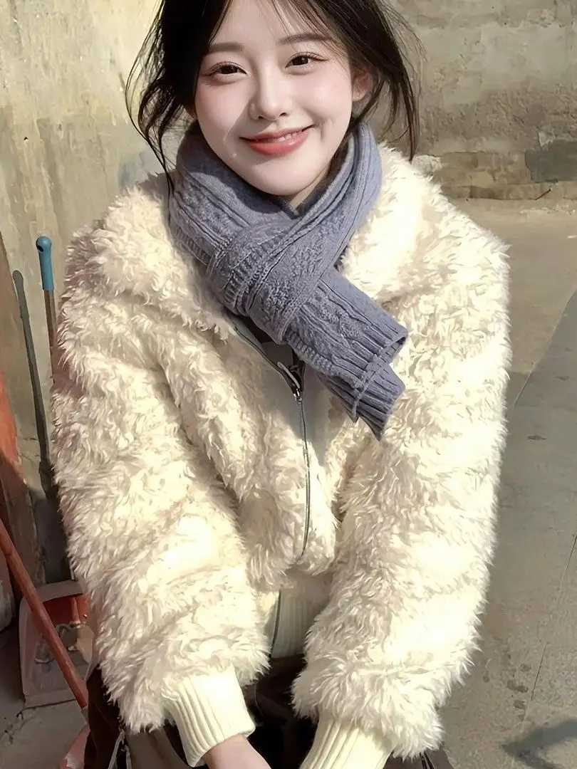 Women's Thiened ort Fur Coat Spring Autumn Winter Zipper Upper Apparel Eco-friendly Lamb Fur Small Size Princ Sle
Women's Thiened ort Fur Coat Spring Autumn Winter Zipper Upper Apparel Eco-friendly Lamb Fur Small Size Princ Sle