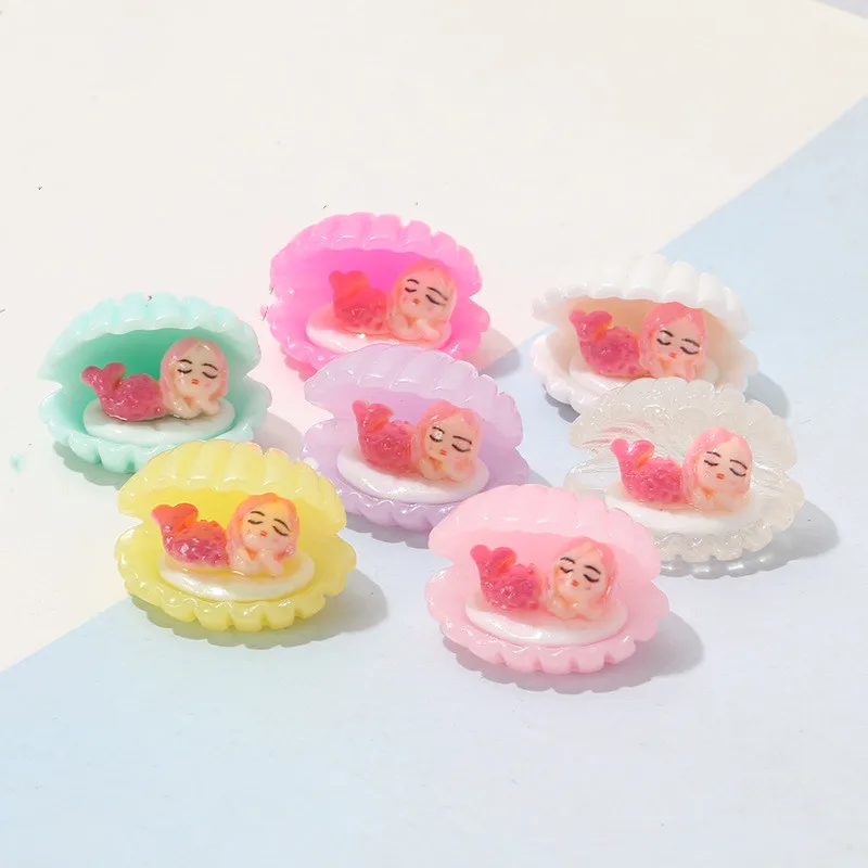 Cute Resin Mermaid Princess Pearl Shells Flat Back Cabochons Scrapbooking DIY Jewelry Craft Decoration Accessories
Cute Resin Mermaid Princess Pearl Shells Flat Back Cabochons Scrapbooking DIY Jewelry Craft Decoration Accessories