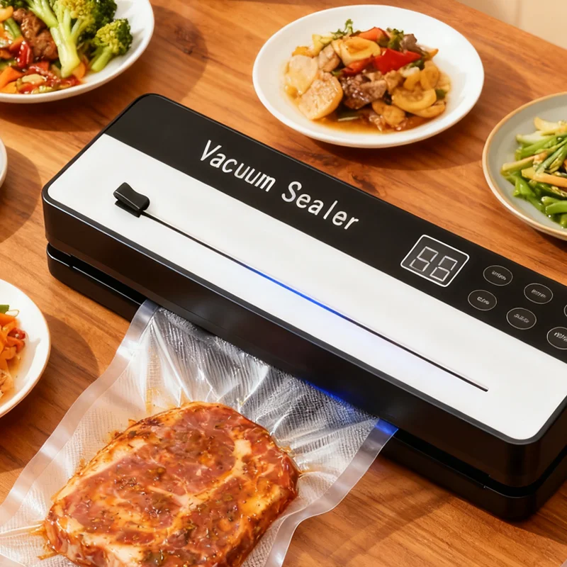 Бытовая электрическая запечатывающая машина, пакет для запечатывания пищевых продуктов, подходящий для длительного хранения овощей и машины для запечатывания мешков с мясом
Бытовая электрическая запечатывающая машина, пакет для запечатывания пищевых продуктов, подходящий для длительного хранения овощей и машины для запечатывания мешков с мясом