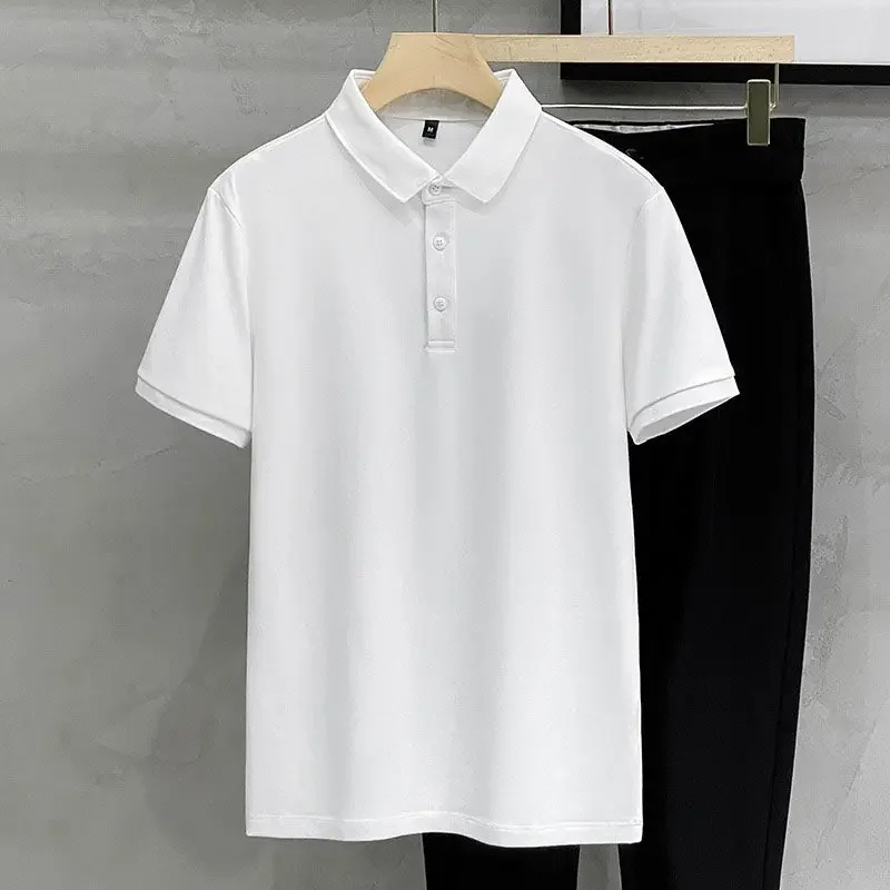Man Polo Shirts Plain Fashion 5xl Casual Polyester Top Hot Elastic Short Quarter Sleeve Tee Original With Collar T Shirt for Men
Man Polo Shirts Plain Fashion 5xl Casual Polyester Top Hot Elastic Short Quarter Sleeve Tee Original With Collar T Shirt for Men