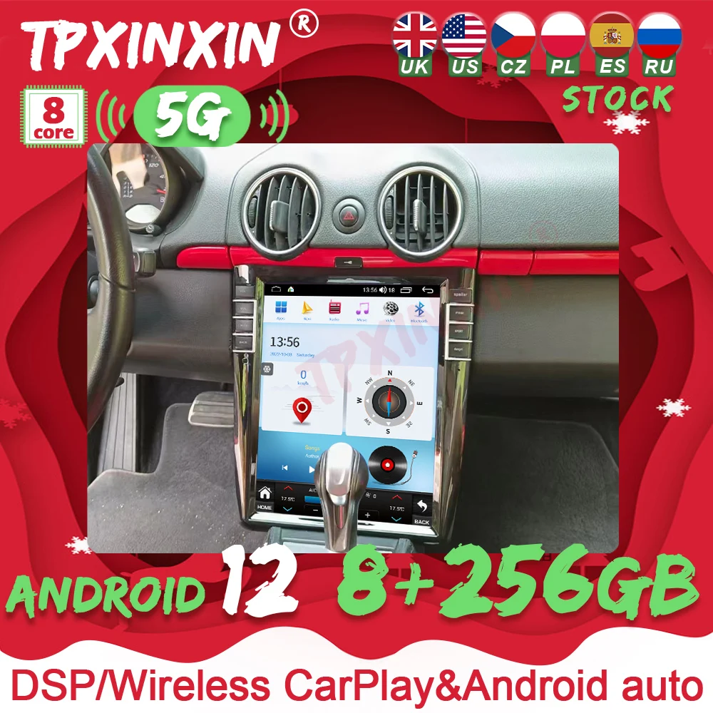 Автомобильный мультимедийный плеер в стиле Тесла на Android 12 8 + 256G 12,1 для Porsche Cayman 2005 2006-2008, автомобильный GPS-навигатор, аудио, радио, стерео
Автомобильный мультимедийный плеер в стиле Тесла на Android 12 8 + 256G 12,1 для Porsche Cayman 2005 2006-2008, автомобильный GPS-навигатор, аудио, радио, стерео