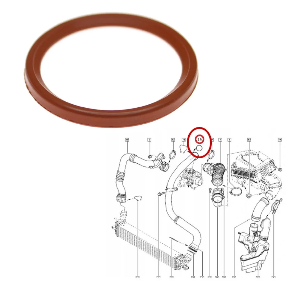 Turbo Air Hose Pipe O Ring Gasket Seal 7701065055 for Renault For Clio 2001-2018 For Megane 2002-2016 2003-2020
Turbo Air Hose Pipe O Ring Gasket Seal 7701065055 for Renault For Clio 2001-2018 For Megane 2002-2016 2003-2020