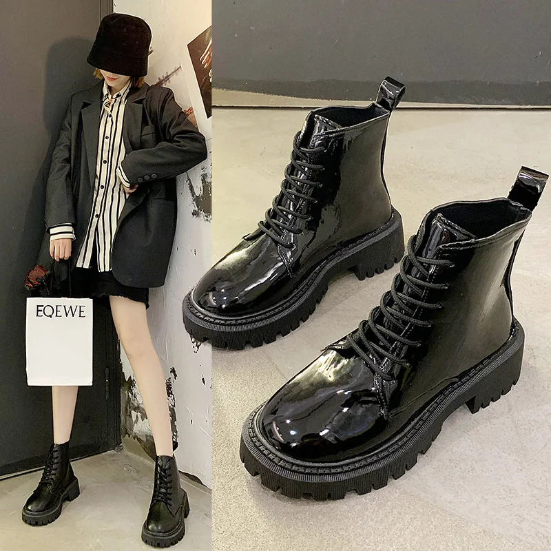 Mid-calf Boots for Women Autumn Winter New Designer Black Platform Shoes Female Fashion Casual Ankle Botas De Mujer
Mid-calf Boots for Women Autumn Winter New Designer Black Platform Shoes Female Fashion Casual Ankle Botas De Mujer