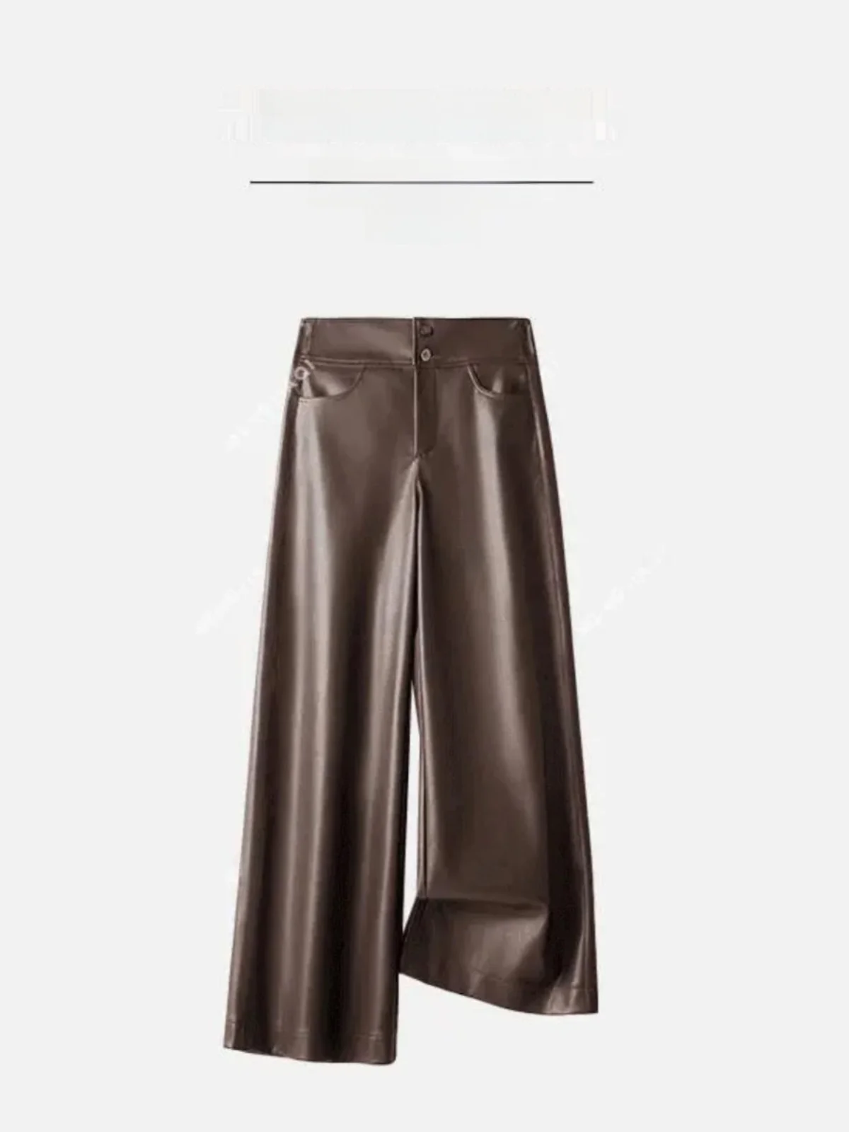 Ning Genuine Leather Pants Women's High Waist Loose Wide Leg Pants Slimming Spring Autumn New Sle Floor-Length
Ning Genuine Leather Pants Women's High Waist Loose Wide Leg Pants Slimming Spring Autumn New Sle Floor-Length