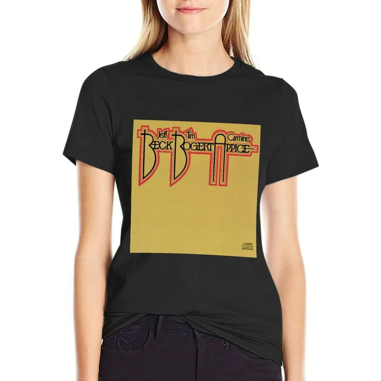 Jeff beck Beck, Bogert, Appice T-Shirt cute clothes quick drying Short sleeve tee workout t shirts for Women
Jeff beck Beck, Bogert, Appice T-Shirt cute clothes quick drying Short sleeve tee workout t shirts for Women
