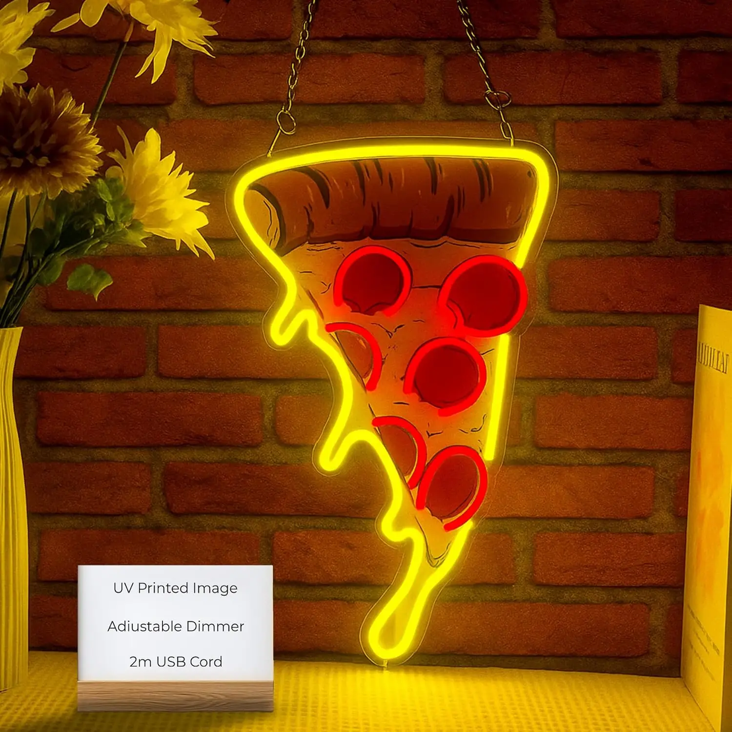 Pizza Neon Sign USB UV Printed Led Neon Light for Restaurant Pizzeria Food Truck Bedroom Decorations neon personnalisé Gift
Pizza Neon Sign USB UV Printed Led Neon Light for Restaurant Pizzeria Food Truck Bedroom Decorations neon personnalisé Gift