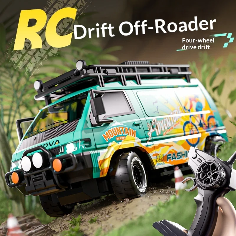 CUEDVA New RC Van 4WD High Speed Drift Racing Car Rechargeable Off Road Toy Model For Boys Kids Competitive Play Birthday Gift
CUEDVA New RC Van 4WD High Speed Drift Racing Car Rechargeable Off Road Toy Model For Boys Kids Competitive Play Birthday Gift
