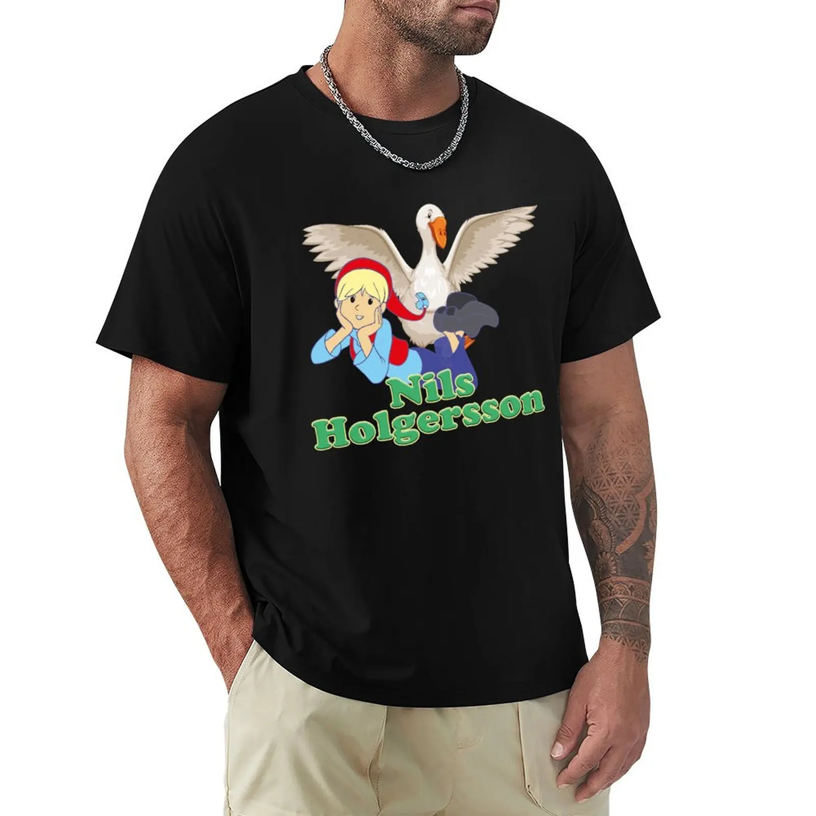 The little gnome Nils Holgersson flies with the wild geese and hamster Krümel and has great adventures T-Shirt
The little gnome Nils Holgersson flies with the wild geese and hamster Krümel and has great adventures T-Shirt