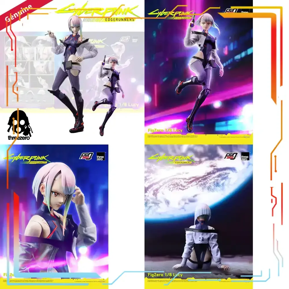 ThreeZero Cyberpunk Edgerunners Lucy 1/6 Scale Action Figure 285mm Anime Game Collectible Toy Original Genuine FigZero Brand
ThreeZero Cyberpunk Edgerunners Lucy 1/6 Scale Action Figure 285mm Anime Game Collectible Toy Original Genuine FigZero Brand