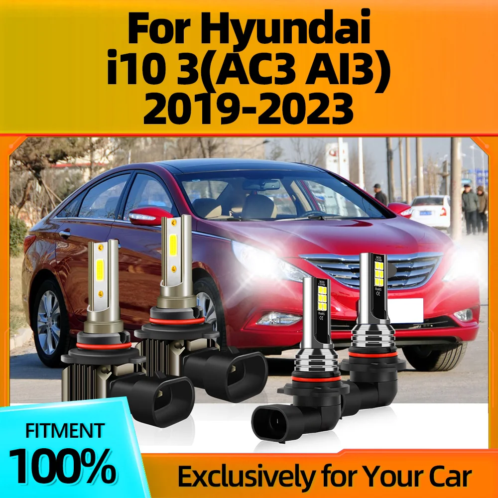 2Pcs LED Mini Car Headlight Turbo Lamps Fog Lights 18000LM 12V High Quality For Hyundai i10 3(AC3 AI3) 2019 2020 2021 2022 2023
2Pcs LED Mini Car Headlight Turbo Lamps Fog Lights 18000LM 12V High Quality For Hyundai i10 3(AC3 AI3) 2019 2020 2021 2022 2023