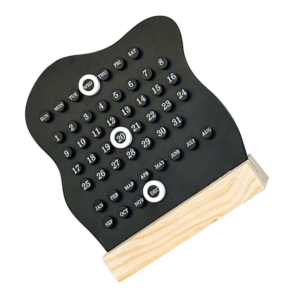 Wooden Perpetual Calendar Desk Ornament Rotating Ring Design Daily Date Display for Office Home Use Minimalist Table Decor 
Wooden Perpetual Calendar Desk Ornament Rotating Ring Design Daily Date Display for Office Home Use Minimalist Table Decor