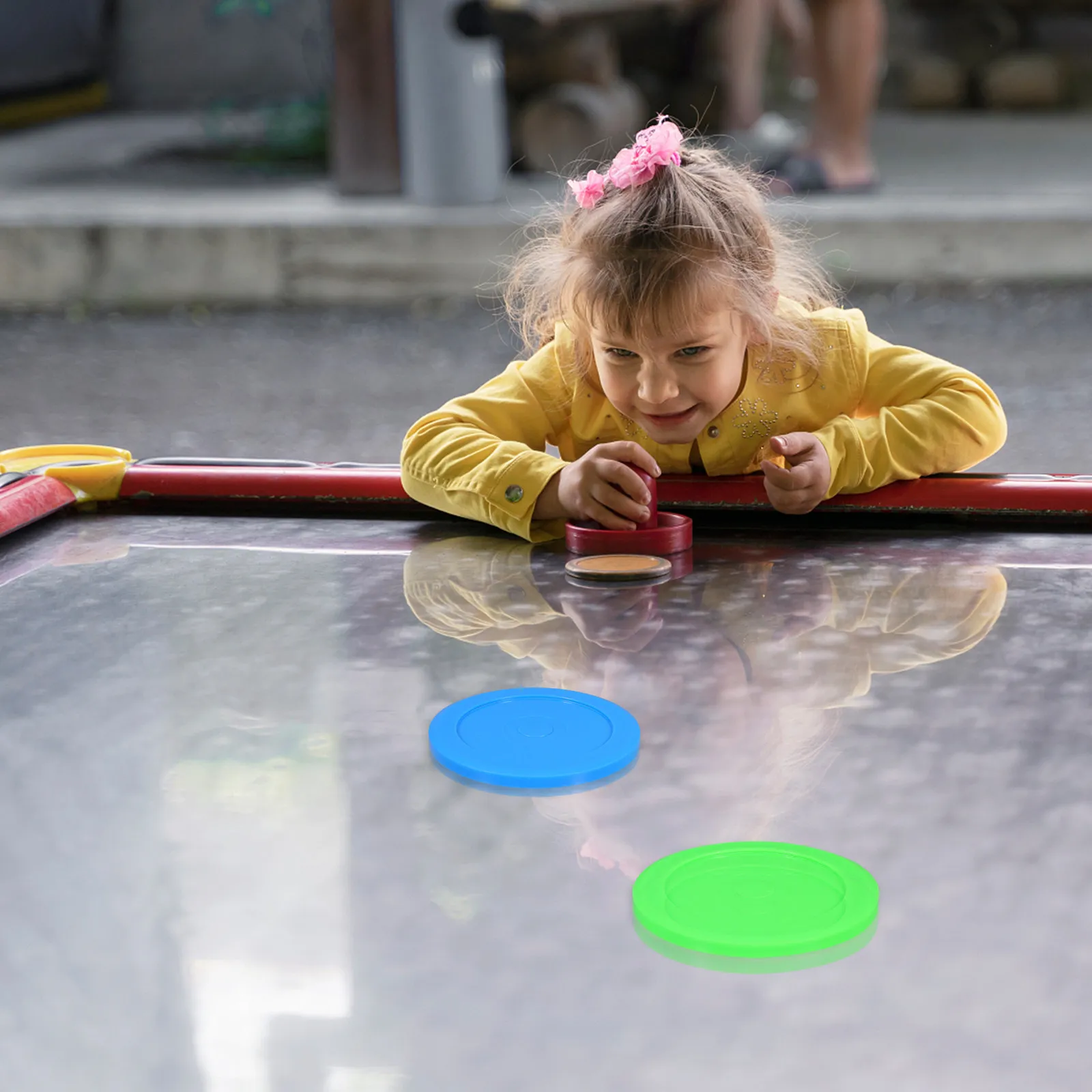 5Pcs Table Air Hockey Pucks for Competitive Casual Play Easy Operation All Ages Leisure Entertainment Small Hockey Pucks
5Pcs Table Air Hockey Pucks for Competitive Casual Play Easy Operation All Ages Leisure Entertainment Small Hockey Pucks