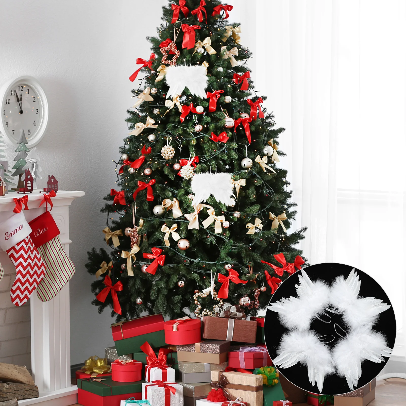 10Pcs Universal Design Small Wings for Children's Festive Costume Accessory Wing Props Angel Wing Decor
10Pcs Universal Design Small Wings for Children's Festive Costume Accessory Wing Props Angel Wing Decor