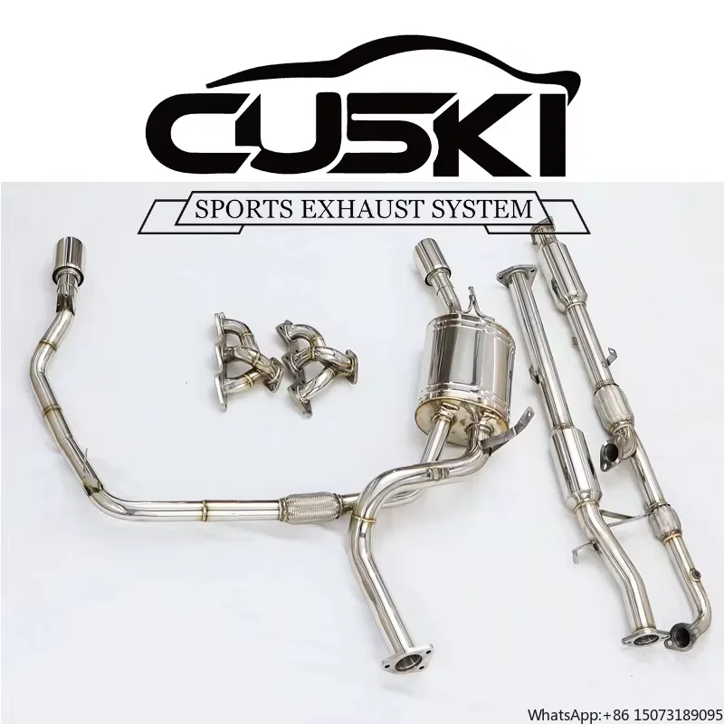 Stainless Steel Exhaust Full Section Suitable for GT3000 Full Section Sports Car Sonic Exhaust Pipe Automotive Parts
Stainless Steel Exhaust Full Section Suitable for GT3000 Full Section Sports Car Sonic Exhaust Pipe Automotive Parts